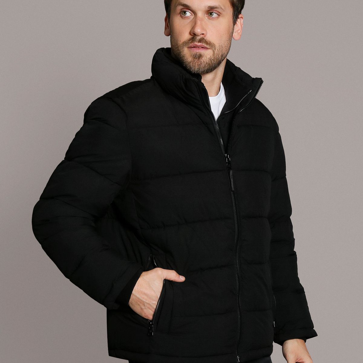 CALVIN KLEIN - Parka Core Puffer Negro Calvin Klein