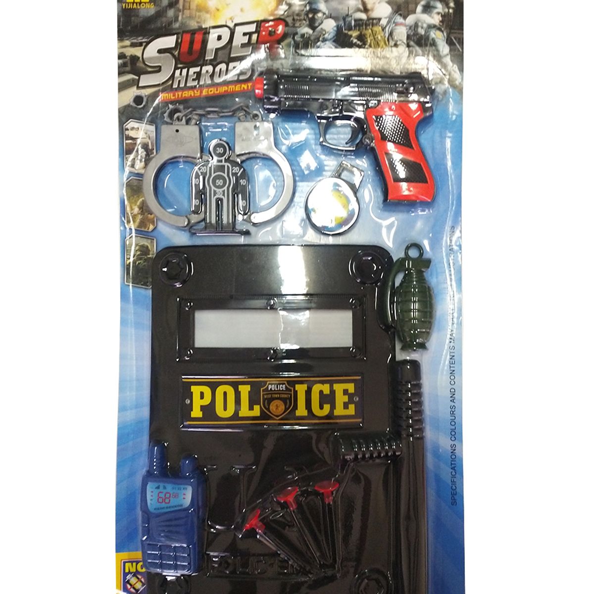 TODODISFRACESCHILE - Set Policia Swat para disfraz Policia