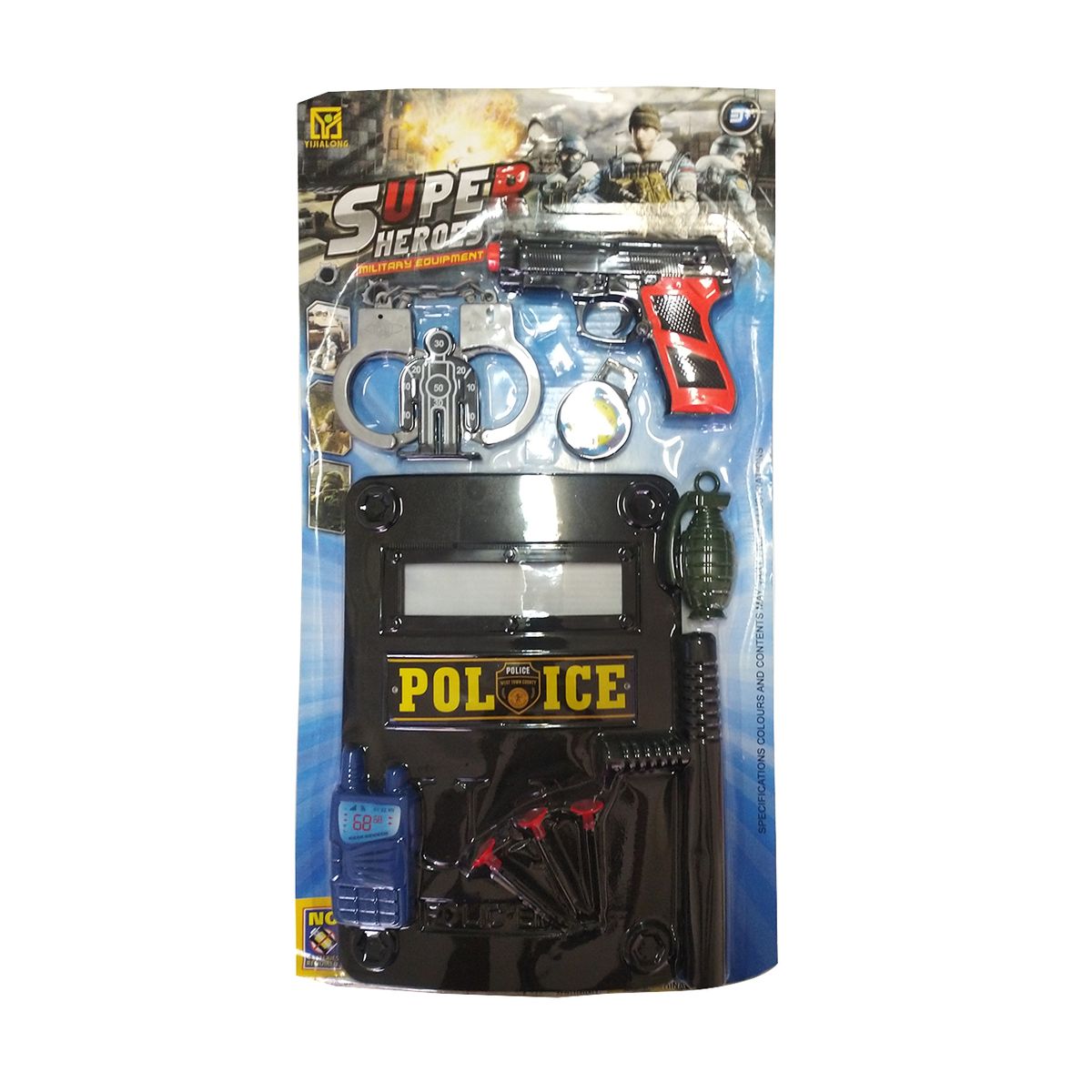 TODODISFRACESCHILE - Set Policia Swat para disfraz Policia