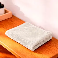 NAUTICA - Toalla para manos VIS 100% algodón alta calidad 30x50cm gris