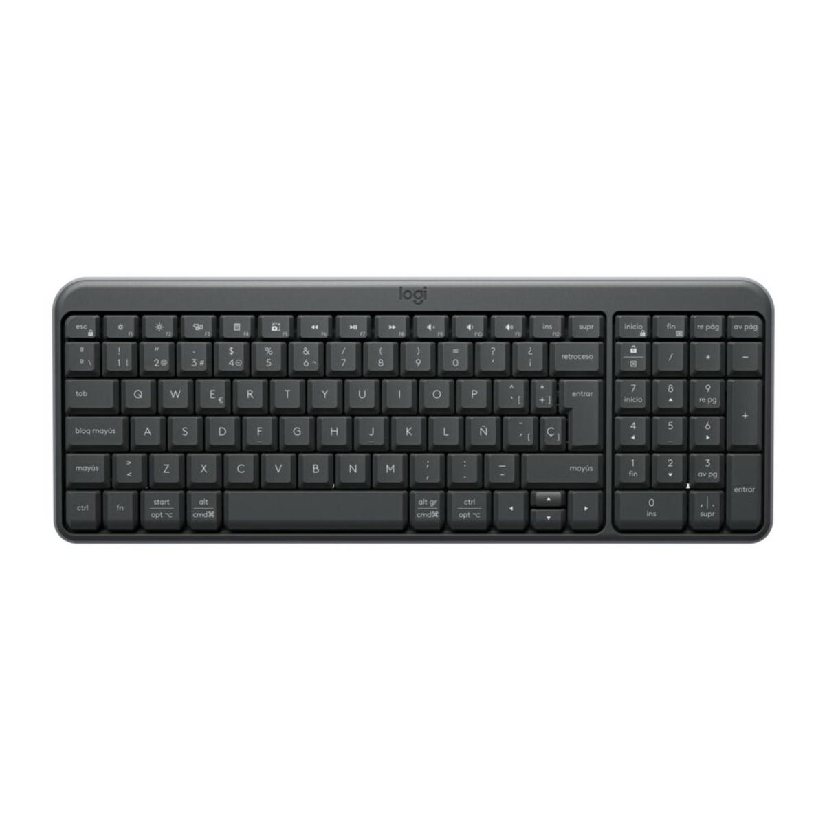 LOGITECH - Logitech Teclado Bluetooth K250 Negro Español