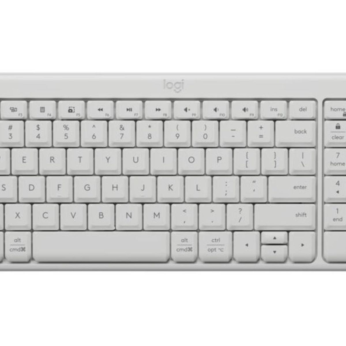 LOGITECH - Logitech Teclado Bluetooth K250 Blanco Español
