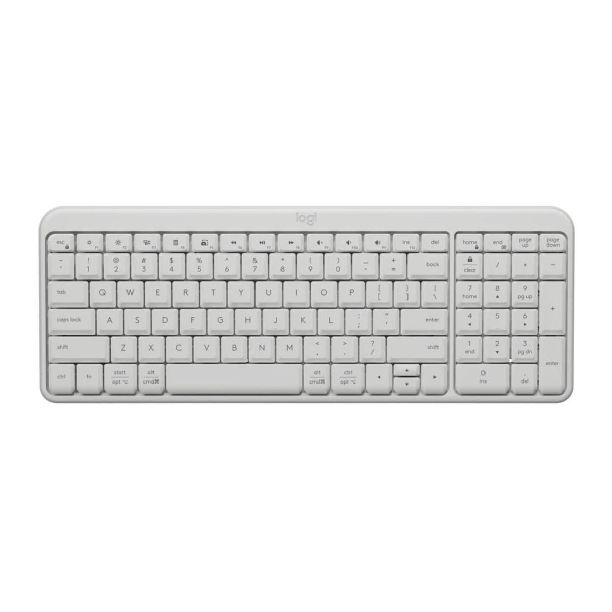 LOGITECH - Logitech Teclado Bluetooth K250 Blanco Español