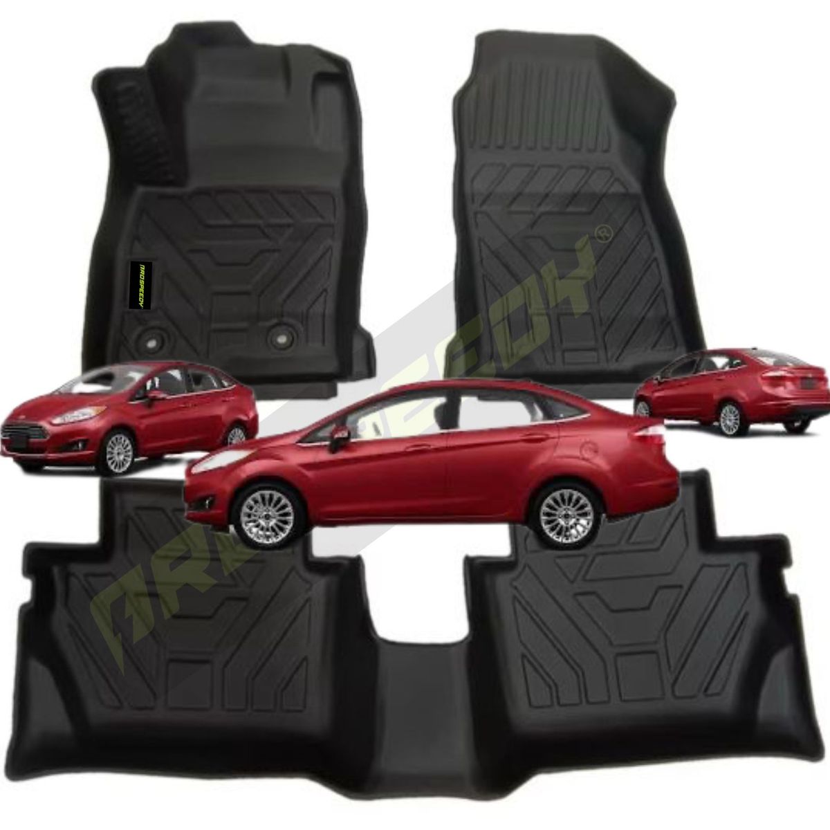 GENERICO - PISOS CALCE PERFECTO PROSPEEDY FORD FIESTA - FIESTA TITANIUM SEDAN 2010-2017