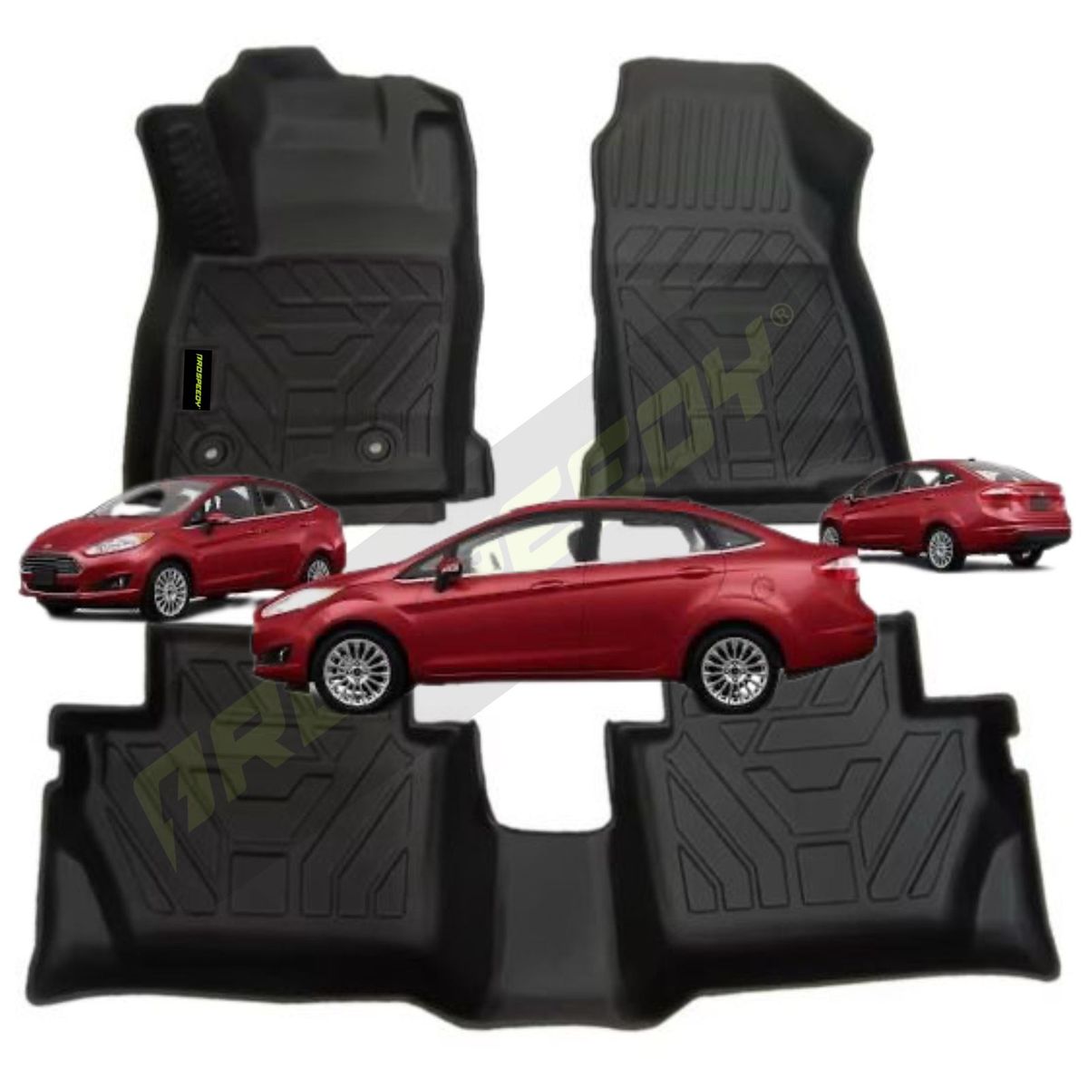 GENERICO - PISOS CALCE PERFECTO PROSPEEDY FORD FIESTA - FIESTA TITANIUM SEDAN 2010-2017