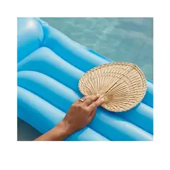 GENERICO - Cama Inflable Para Piscina Material Resistente Azul