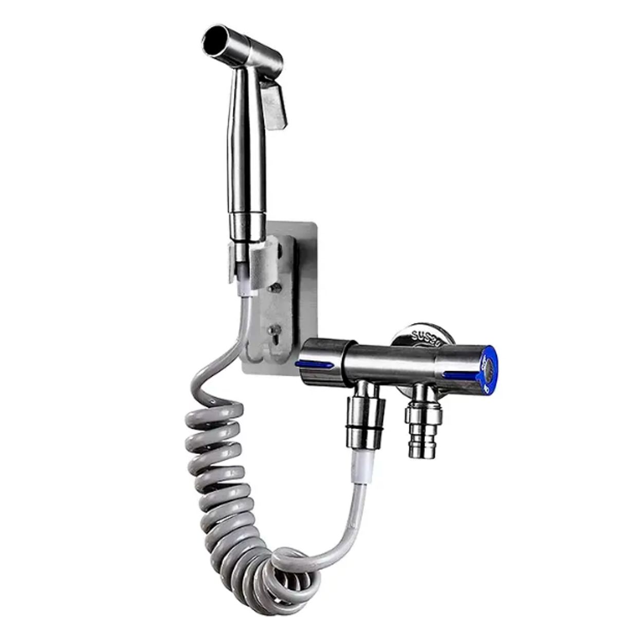 GENERICO - Ducha Bidet Manual Para Inodoro Con Valvula De Presion