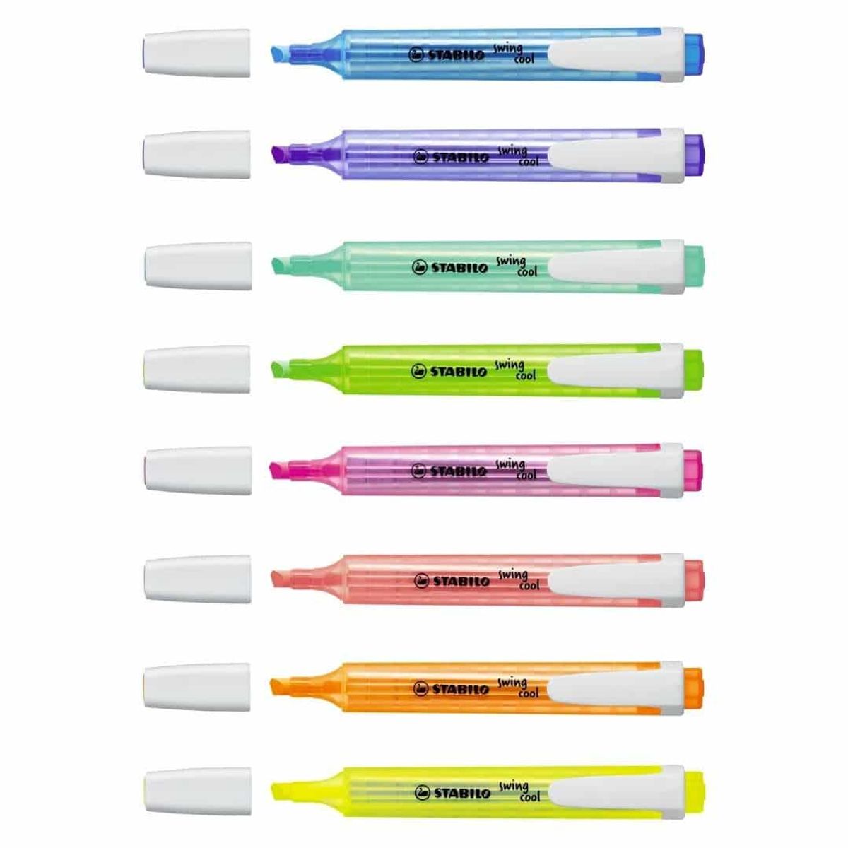 STABILO - Set de 8 Destacadores Stabilo Swing Cool Fluorescentes