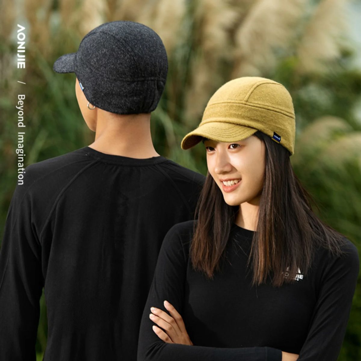 AONIJIE - Gorro Tejido AONIJIE Unisex Lana Suave con Orejeras