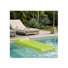 GENERICO - Cama Inflable Para Piscina Material Resistente Verde