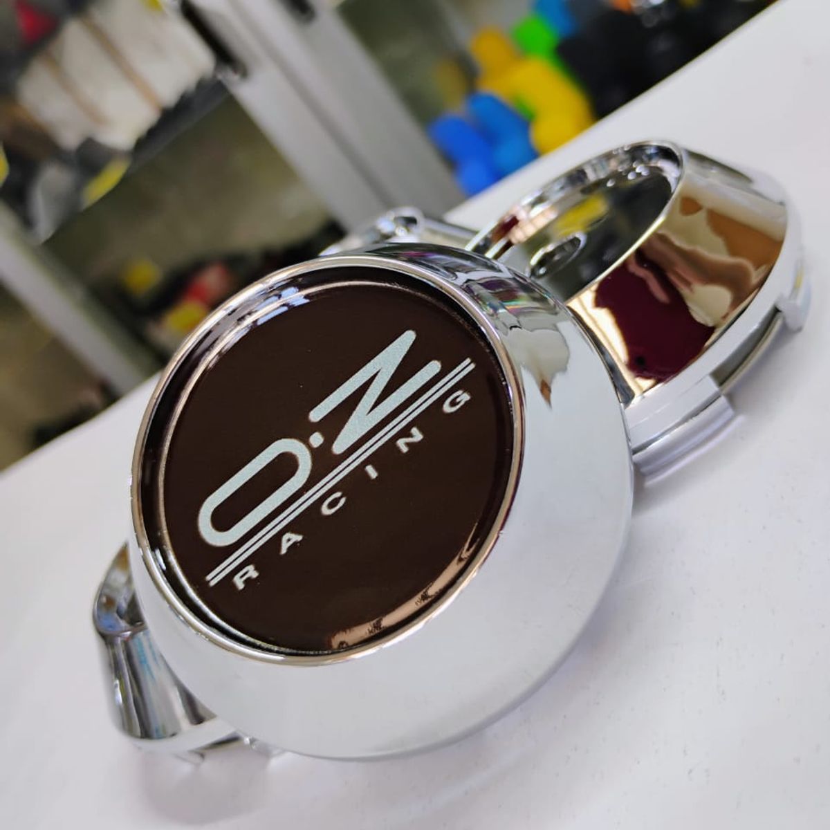 GENERICO - X4 Tapas centro de llantas de auto tunning conica Medida 62mm interior x 68mm exterior OZ RACING