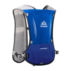 AONIJIE - Chaleco de Hidratación Running Unisex 5L Azul Ligero y Transpirable