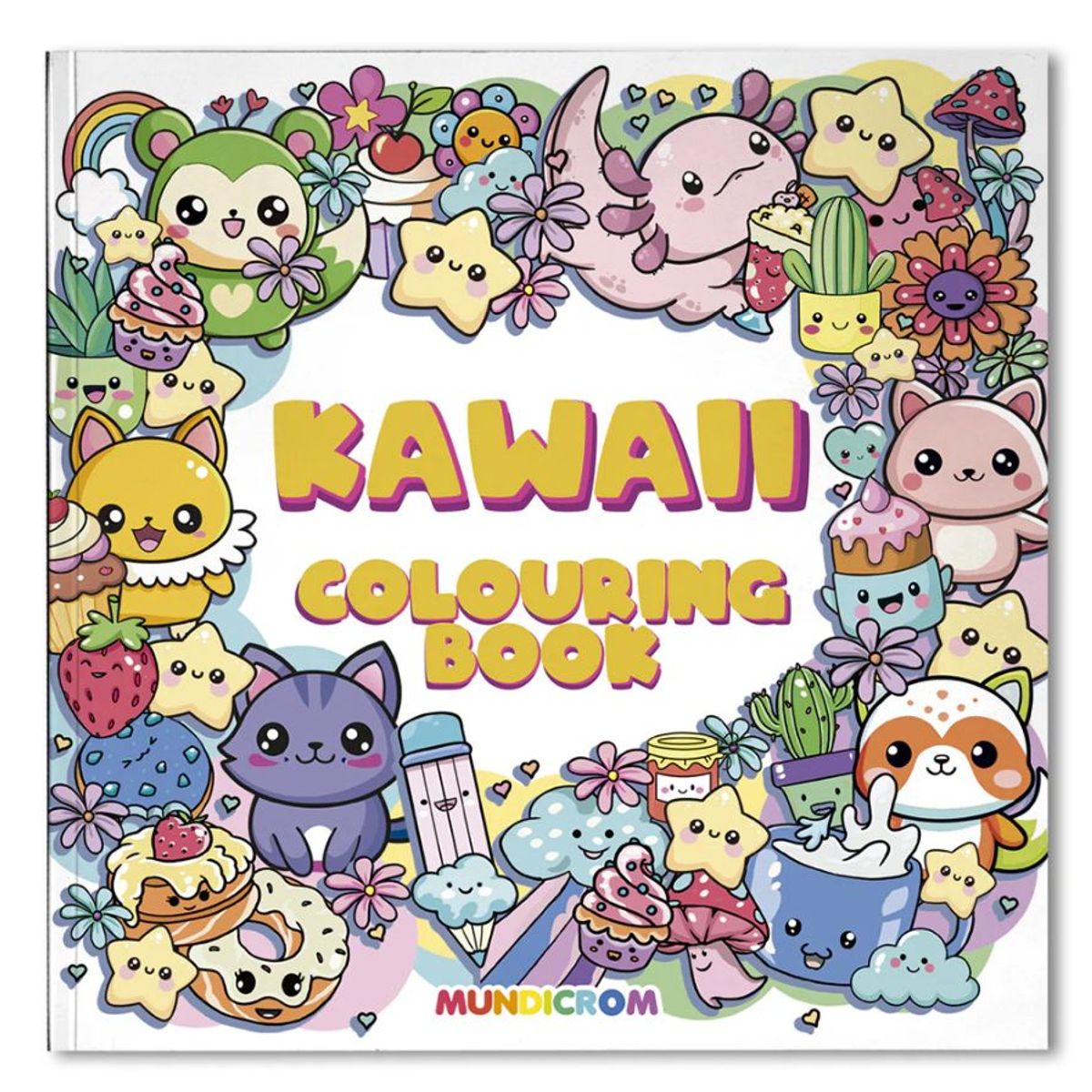 VERTICE - Libro de Actividades 40 Paginas + Stickers Kawai VERTICE