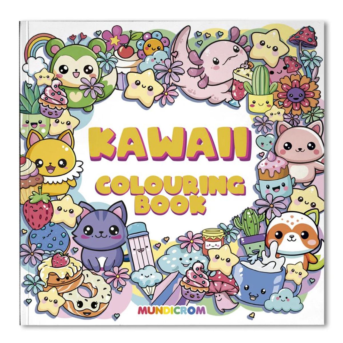 VERTICE - Libro de Actividades 40 Paginas + Stickers Kawai VERTICE