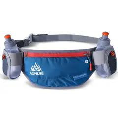 AONIJIE - Banano Running Unisex Turquesa con 2 Botellas de 170ml Incluidas