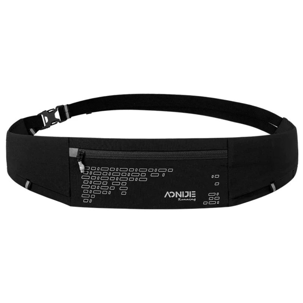 AONIJIE - Banano Deportivo AONIJIE Unisex Negra Ultraligera