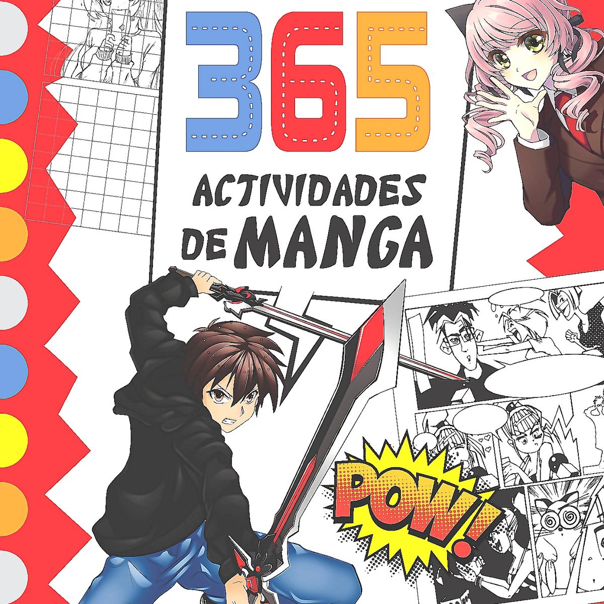 EL GATO DE HOJALATA - Libro 365 Actividades De Manga *365 Dibujos Y Actividades*