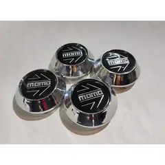 GENERICO - X4 Tapas centro de llantas de auto tunning conica Medida 58mm interior x 60mm exterior MOMO