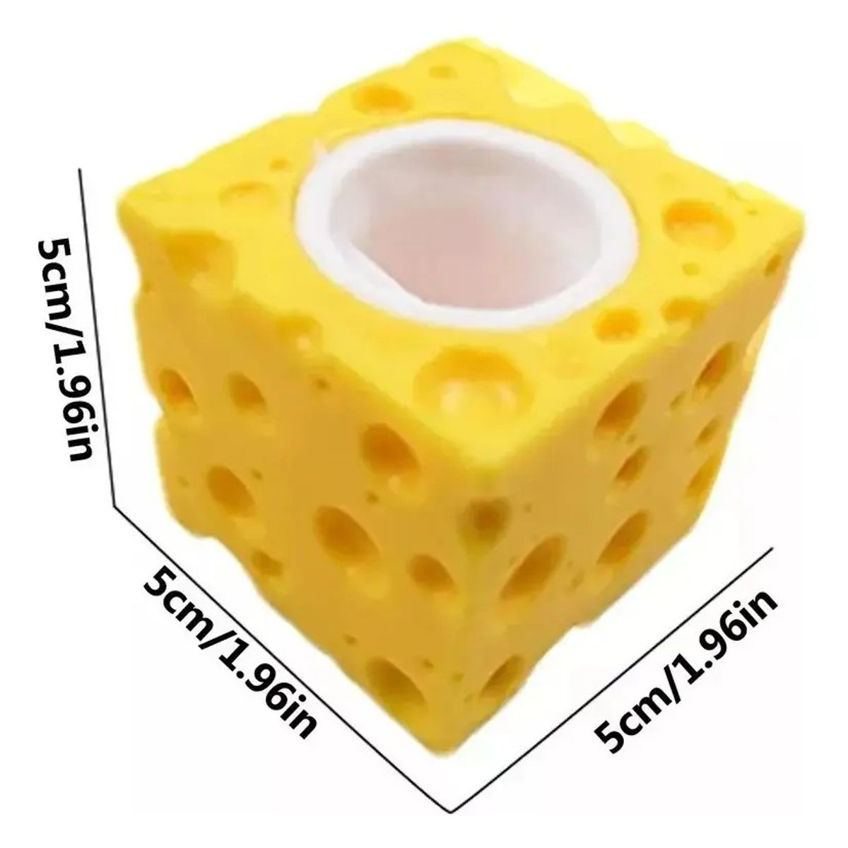 GENERICO - Juguete Antiestrés Squishy , Ratón Y Queso De Descompresión