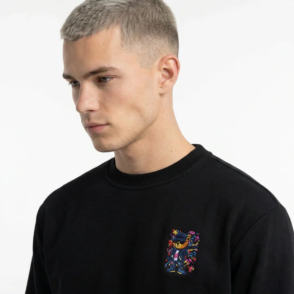 PARROT - Polerón cuello polo redondo