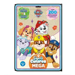 VERTICE - Libro Mega Super Colorea Paw Patrol