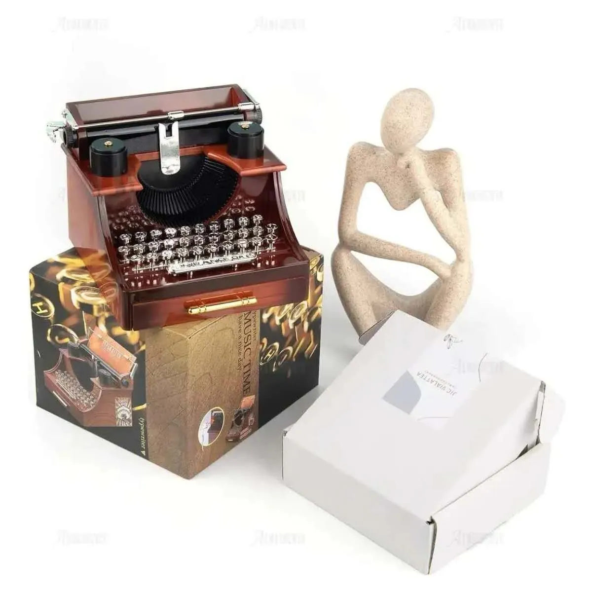 GENERICO - Caja De Música Clásica Para Máquina De Escribir Decoración