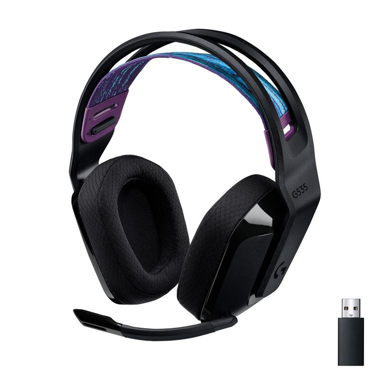 Audifono Gamer Inalambrico G535 Lightspeed Negro Negro