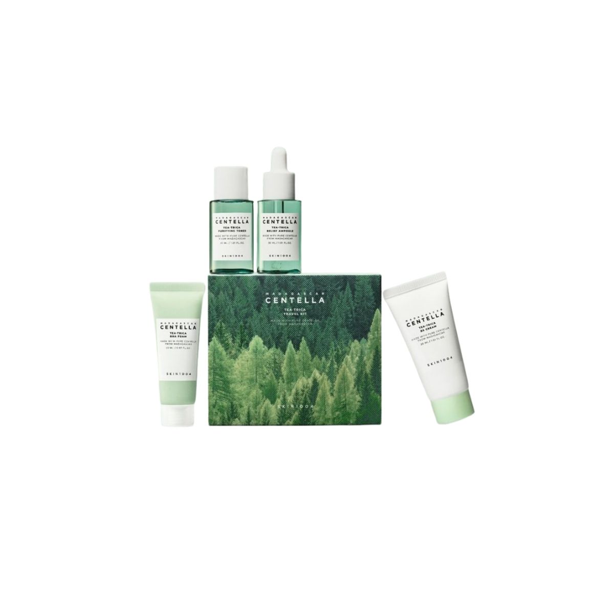 SKIN1004 - Set de viaje de centella asiática y árbol de te para pieles grasas