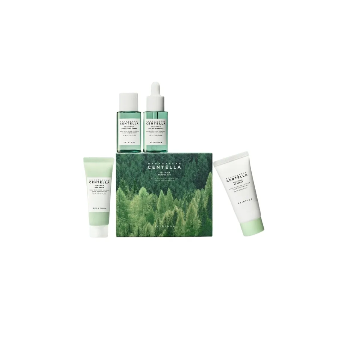 SKIN1004 - Set de viaje de centella asiática y árbol de te para pieles grasas