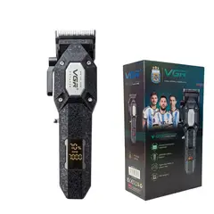VGR - Máquina Patillera Trimmer V-900B Profesional Negro 7000 RPM