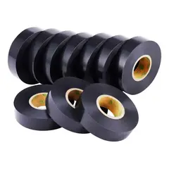 GENERICO - Pack X10 Cinta Huincha Aisladora 18mm X 10m