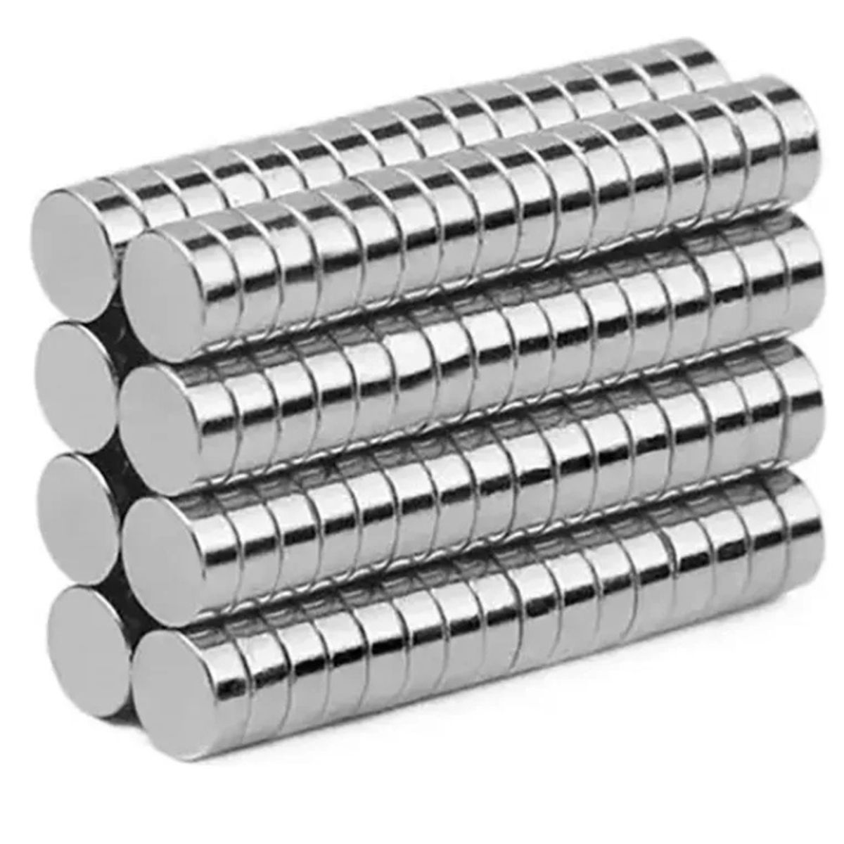 GENERICO - Pack De 50 Imanes De Neodimio 6x2 Mm, Alta Fuerza Magnética