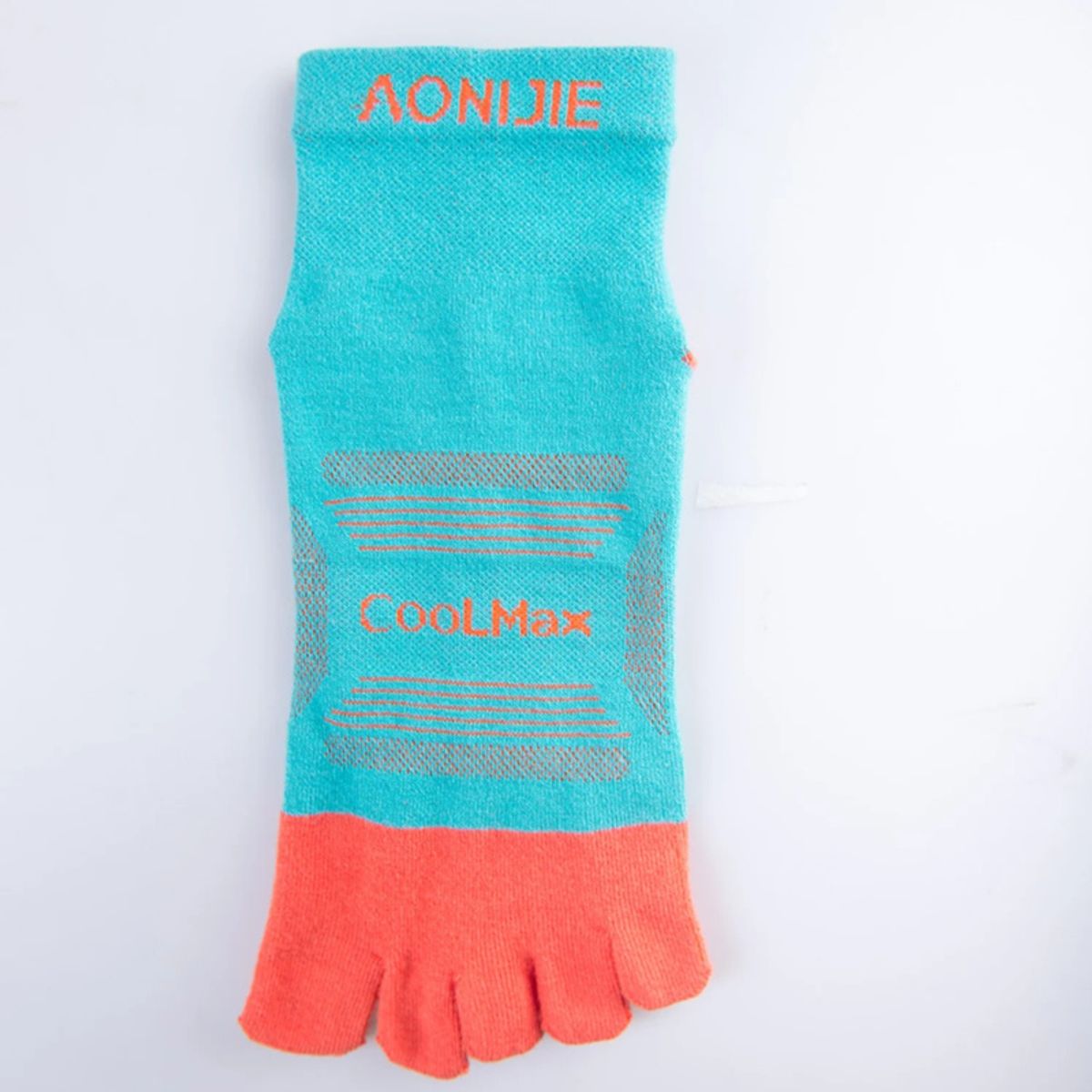 AONIJIE - Calcetines de Dedos 3 Pares AONIJIE Unisex Corte Medio Coolmax Antiampollas Hiking Running