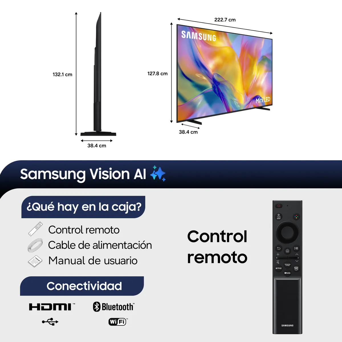 SAMSUNG - 100 Mini LED M90H 4K Samsung Vision AI Smart TV 2026