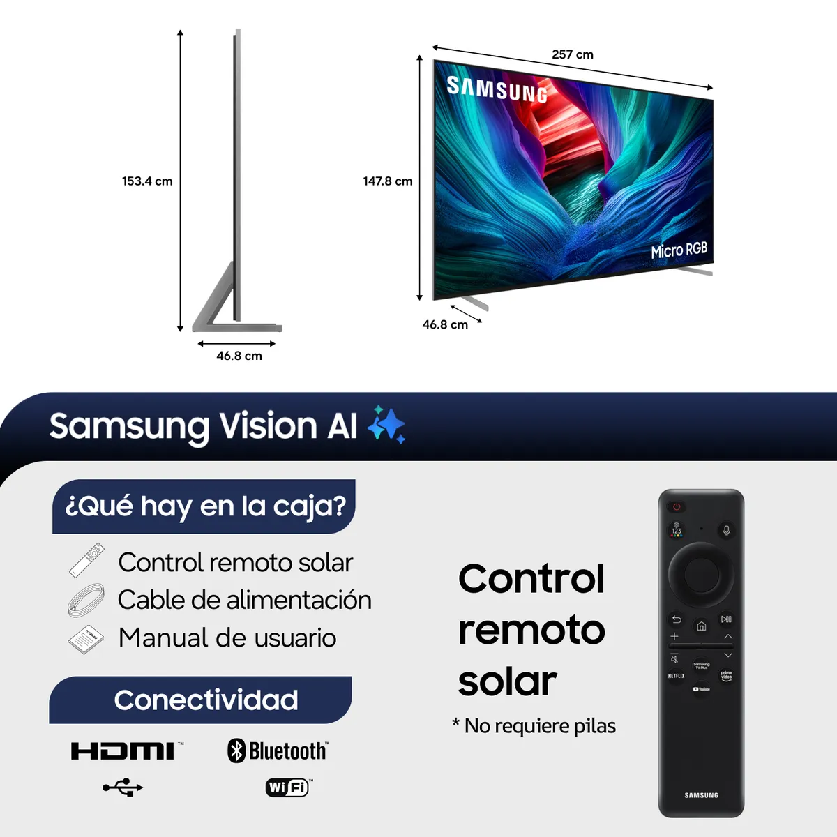 SAMSUNG - 115 Micro RGB 4K MR95F Samsung Vision AI Smart TV 2026