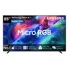 SAMSUNG - 85" Micro RGB R85H 4K Vision AI Smart TV 2026.
