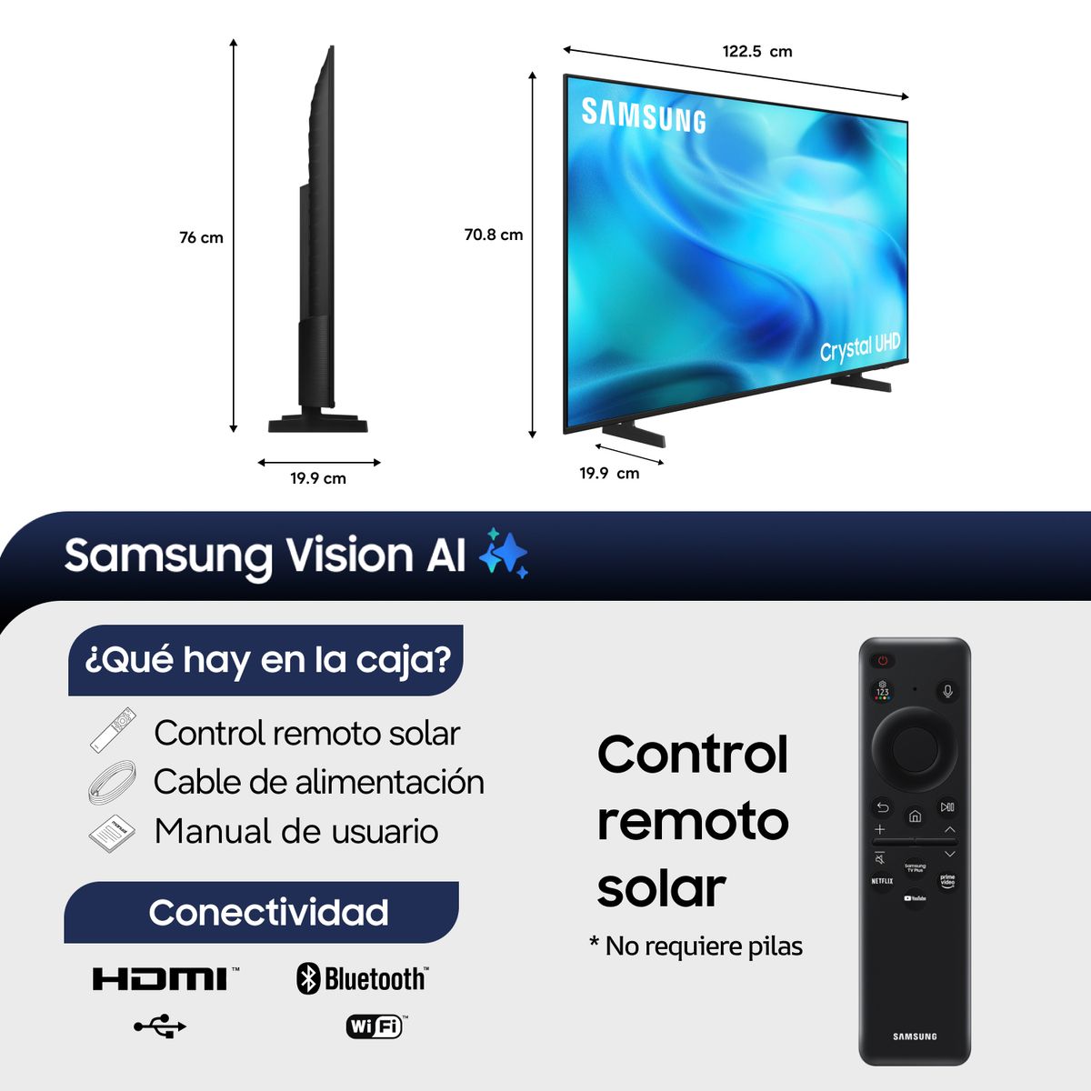 SAMSUNG - 55" Crystal UHD U8500H 4K Samsung Smart TV 2026