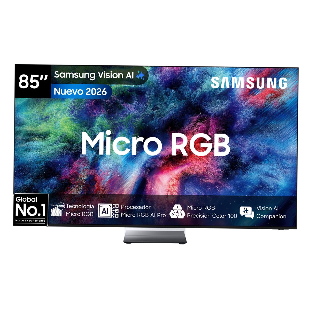 SAMSUNG - 85 Micro RGB R95H 4K Vision AI Smart TV 2026