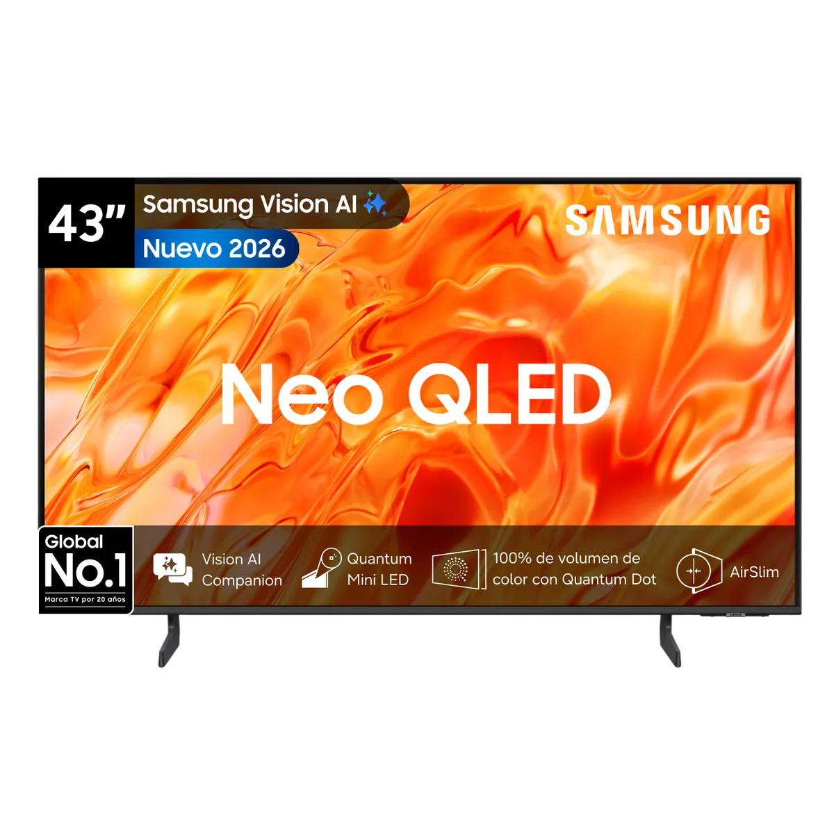 SAMSUNG - 43 Neo QLED QN70H 4K Vision AI Smart TV 2026.