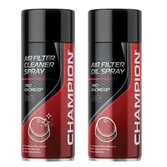 CHAMPION - Kit Limpieza Filtro Aire Moto Cleaner Oil