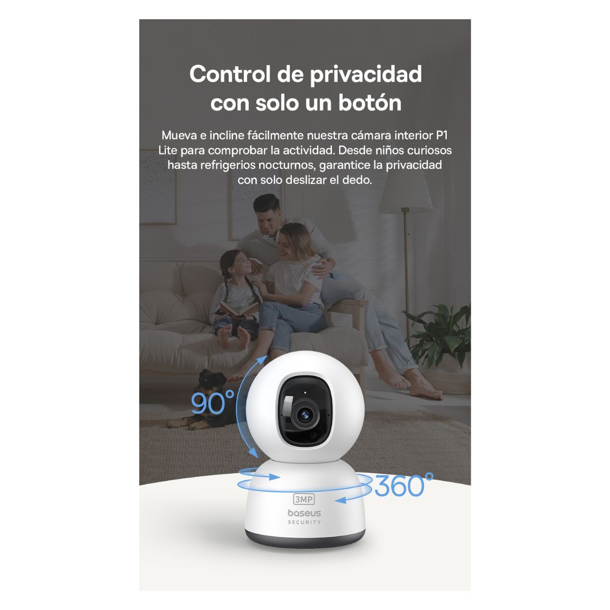 BASEUS - Baseus Security P1 Lite Indoor Camera 2K White