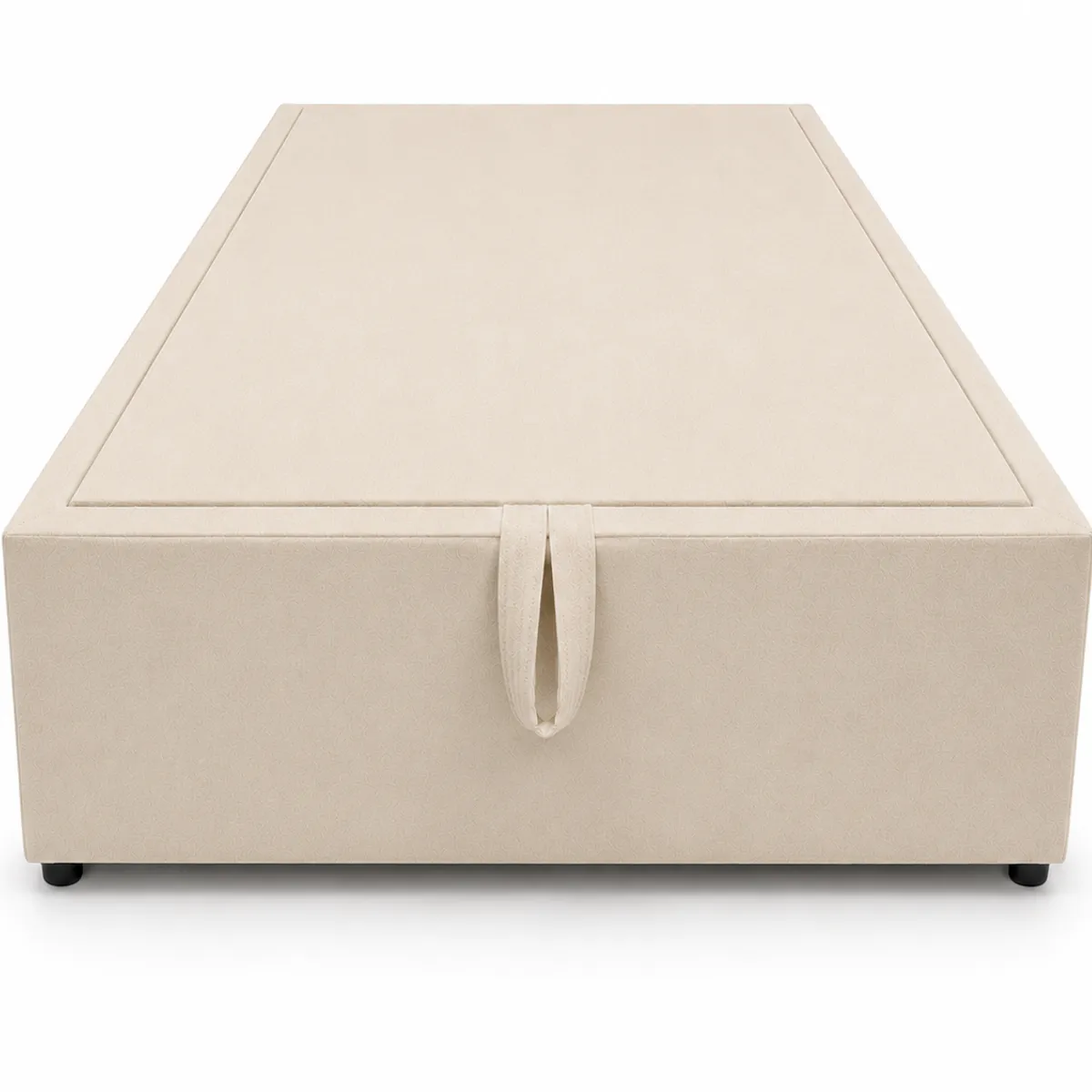 GENERICO - Base Baúl 1.5 Plazas Onyx – Sistema Hidráulico Premium Beige