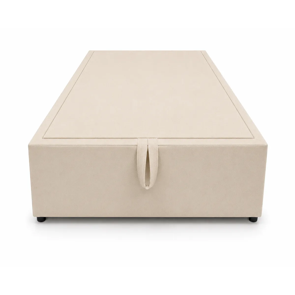 GENERICO - Base Baúl 1.5 Plazas Onyx – Sistema Hidráulico Premium Beige