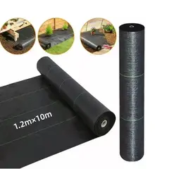 GENERICO - Malla Anti Maleza Anti Hierba Ground Cover 10 X 1.5 Mts