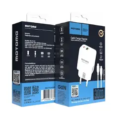 MOTOMO - Cargador Lightning 30W Turbo GaN