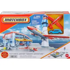 MATCHBOX - Set de juego JBW37 Aeropuerto, pista de juego