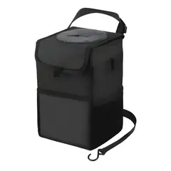 GENERICO - Basurero para Auto Impermeable Tela Oxford con Bolsillos