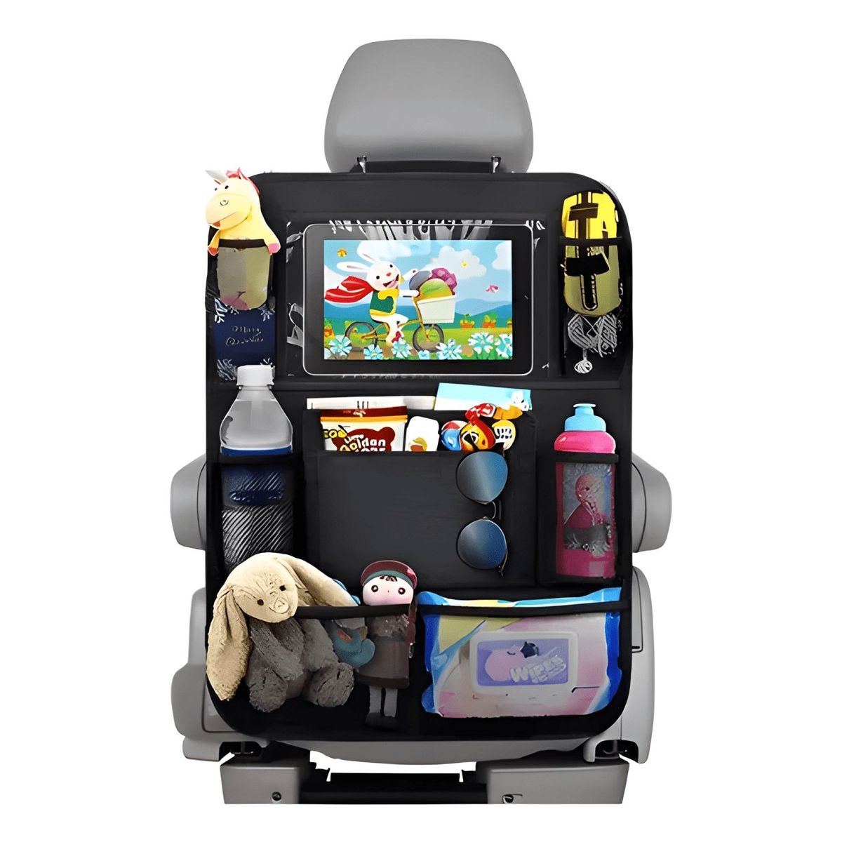GENERICO - Pack 2 Organizador De Asiento Trasero Con Soporte  Ne 667