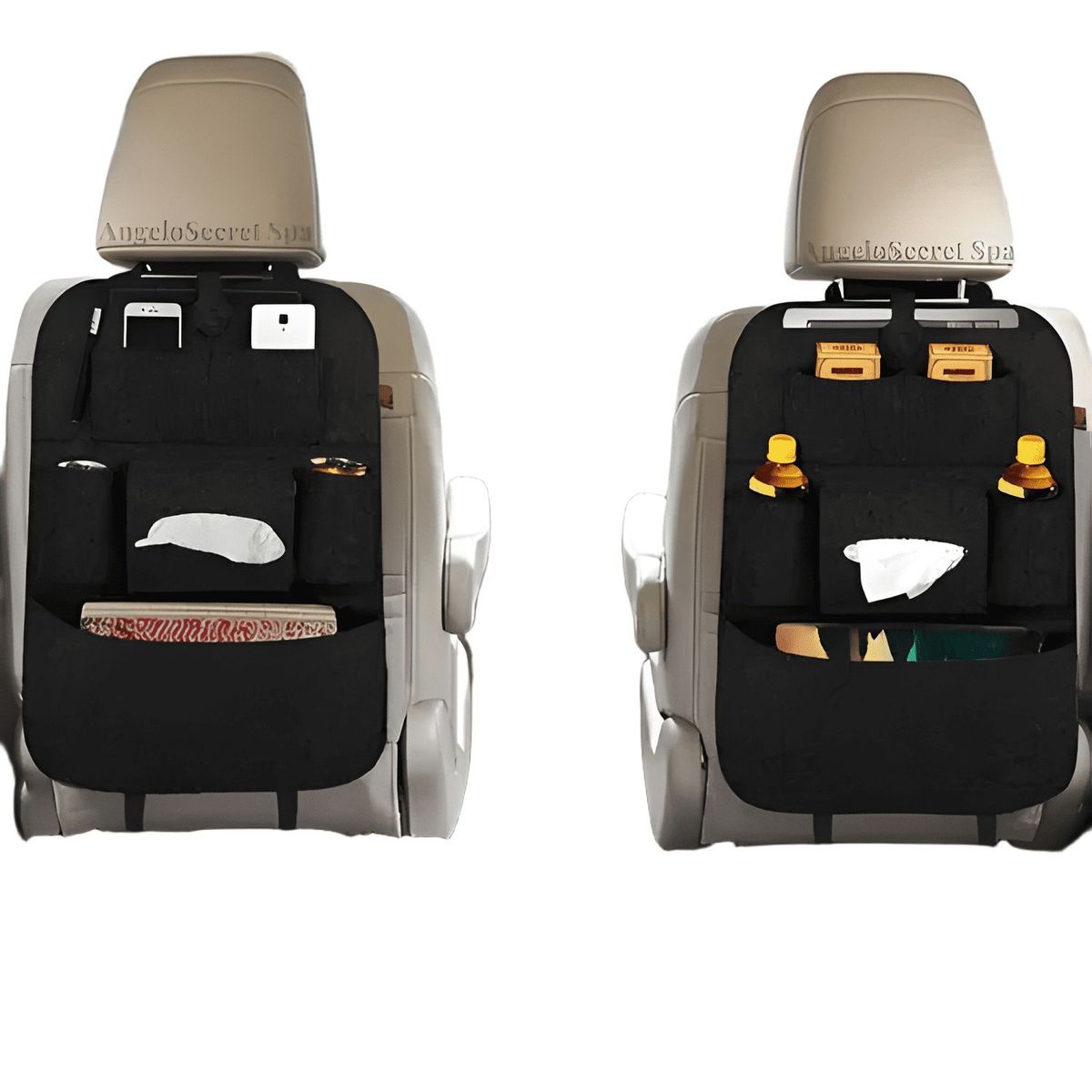 GENERICO - Bolso Organizador Para Respaldo Asiento Trasero De Auto 702
