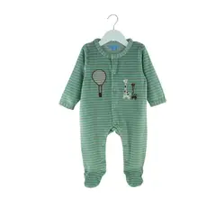 PUMUCKI - Enterito Plush Verde Osito Jirafa Boy Bebé Niño